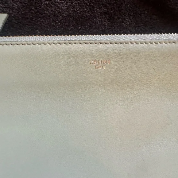 Mint green Celine trio Bag - Picture 3 of 9